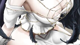 Overlord Albedo’s edge play and female domination in a hentai JOI scene
