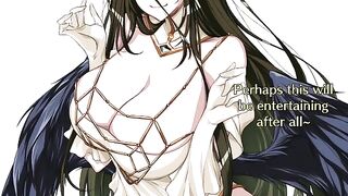 Overlord Albedo’s edge play and female domination in a hentai JOI scene