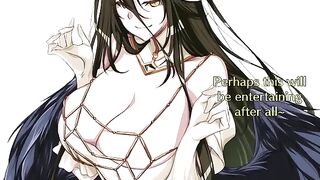 Overlord Albedo’s edge play and female domination in a hentai JOI scene