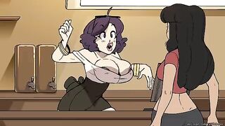 The Barista has an incredible and captivating figure. She serves coffee with a side of curves