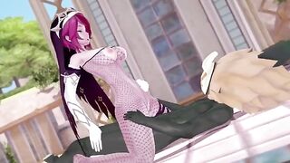 Rosaria gets her big ass pounded by Hillachurl in intense action