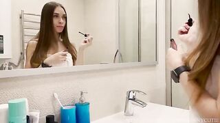My mistress gave me a professional blowjob! I came in her mouth