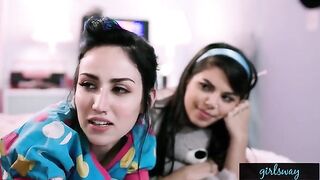 A Retro Sleepover With Gina Valentina And Gianna Dior Is A Total Blast