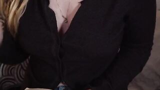 A hot chick is studying at home, and she gets fucked