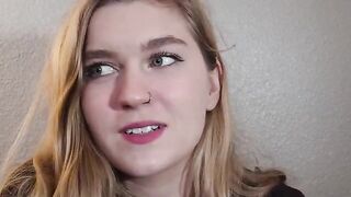 A hot chick is studying at home, and she gets fucked