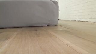 A sexy 19-year-old with a nice breast gets cum inside