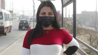 A huge ass Venezuelan chick got lost in Lima and tried a dick