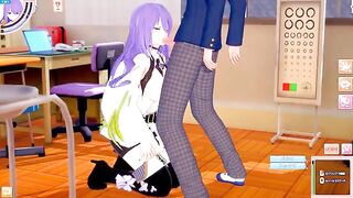 Hentai Game Koikatsu! ]Have sex with Big tits Moona Hoshinova in 3DCG