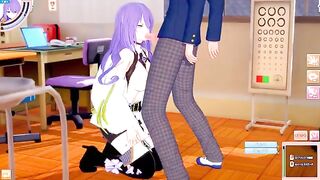 Hentai Game Koikatsu! ]Have sex with Big tits Moona Hoshinova in 3DCG