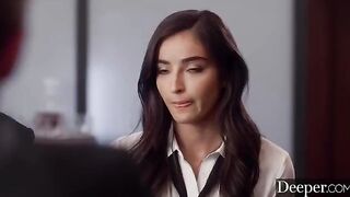 Anal-queen Emily, a busty hottie, and Seth succumb to their sexual tension in a steamy scene
