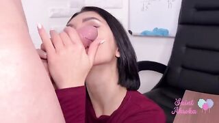 I’m trying to focus on my work while a horny student fucks me