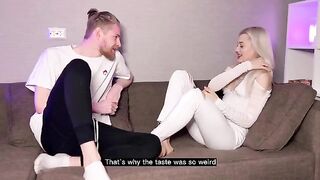 Accidental weed smoking, stepbrother’s apology through deepthroat