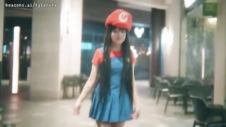 The Super Mario Brothers are caught in a public exhibitionist act