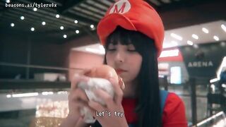 The Super Mario Brothers are caught in a public exhibitionist act