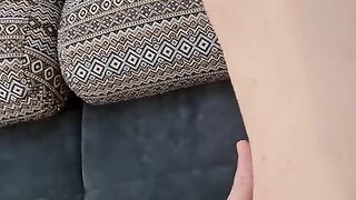 A skinny step mom surprises with her ability to ride hard