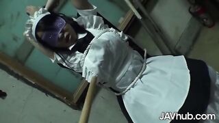 Busty Yui Satonaka gets her pussy railed by multiple cocks