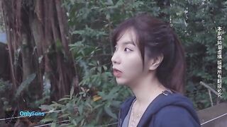 A sexy girl has sex with her boyfriend in a hotel room in Taipei