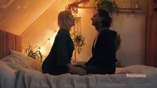 The couple has real, sensual and passionate sex