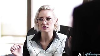 The boss called the girls to her office for a stern talk