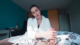 Jerked off in front of stepmom, now she’s jerking me off too