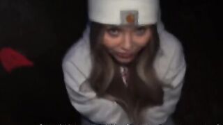 The slutty girl was eager to join the skate crew, so she got down and dirty