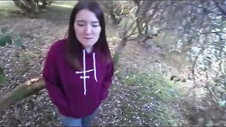 A young guy fucked his sexy neighbor in the garden, a thrilling encounter!