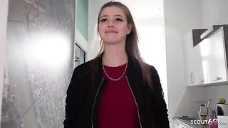 I picked up petite teen Olivia Sparkle for a casting session