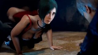 Ada Wong getting fucked again, because he loves her so much
