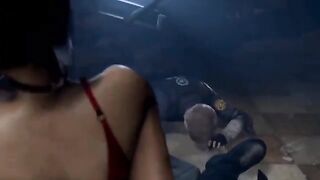 Ada Wong getting fucked again, because he loves her so much