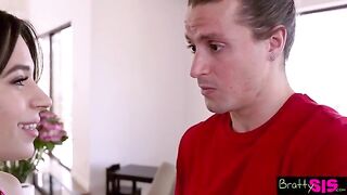 Aria Valencia confesses to stepbrother that she has impulse control issues in this steamy scene