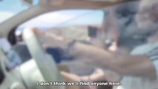 Public dick flashing and sex with a stranger in the street