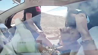 Public dick flashing and sex with a stranger in the street