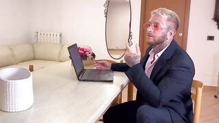 The Italian secretary gets fucked hard by her boss