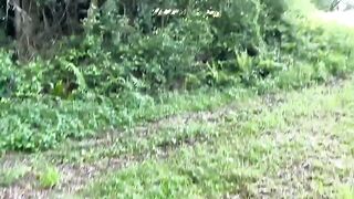 First sextape of this young French couple in the forest, totally real!