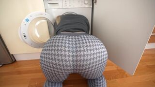 I helped my step sister after the washing machine got stuck
