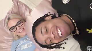 The fat ass of a PAWG gets clapped by her roommate in a steamy scene