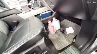 The guy met a girl in the store and fucked her