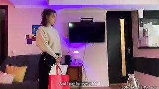 A student had to pay his rent with his anal virginity in this intense scene