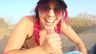 A girl is flashing her body on the beach at night, but she has a husband