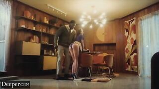 A college girl seduces her gentle tutor for sex