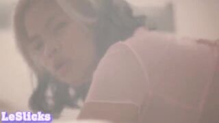 Hot Pinay babe gets her pussy filled with sticky cream, cum