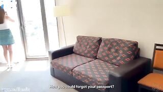 The stepson got his cock sucked by his hot stepmom in a steamy hotel encounter