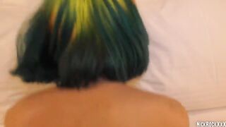 A rainbow teen got fucked on her birthday