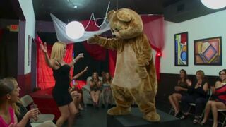 Hoes in the club, sucking dicks with reckless abandon, brought by Dancing Bear