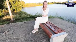 A hot girl met a guy on a dating app and gave herself to him