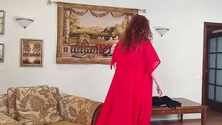 A curvy mom surprises her stepson with a passionate anal encounter