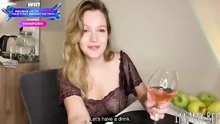 A romantic evening with a stunning e-girl, captured in intimate POV