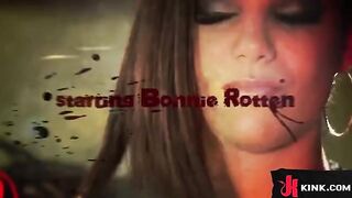 Young girl in bondage, fucked in her ass and made to cum hard