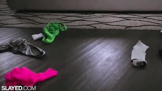 Fit hotties Vanna and Alexis scissored hard with a toy in a steamy Slayed scene