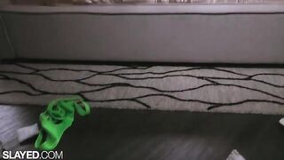 Fit hotties Vanna and Alexis scissored hard with a toy in a steamy Slayed scene